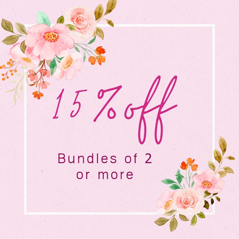 15% off 2 or more items